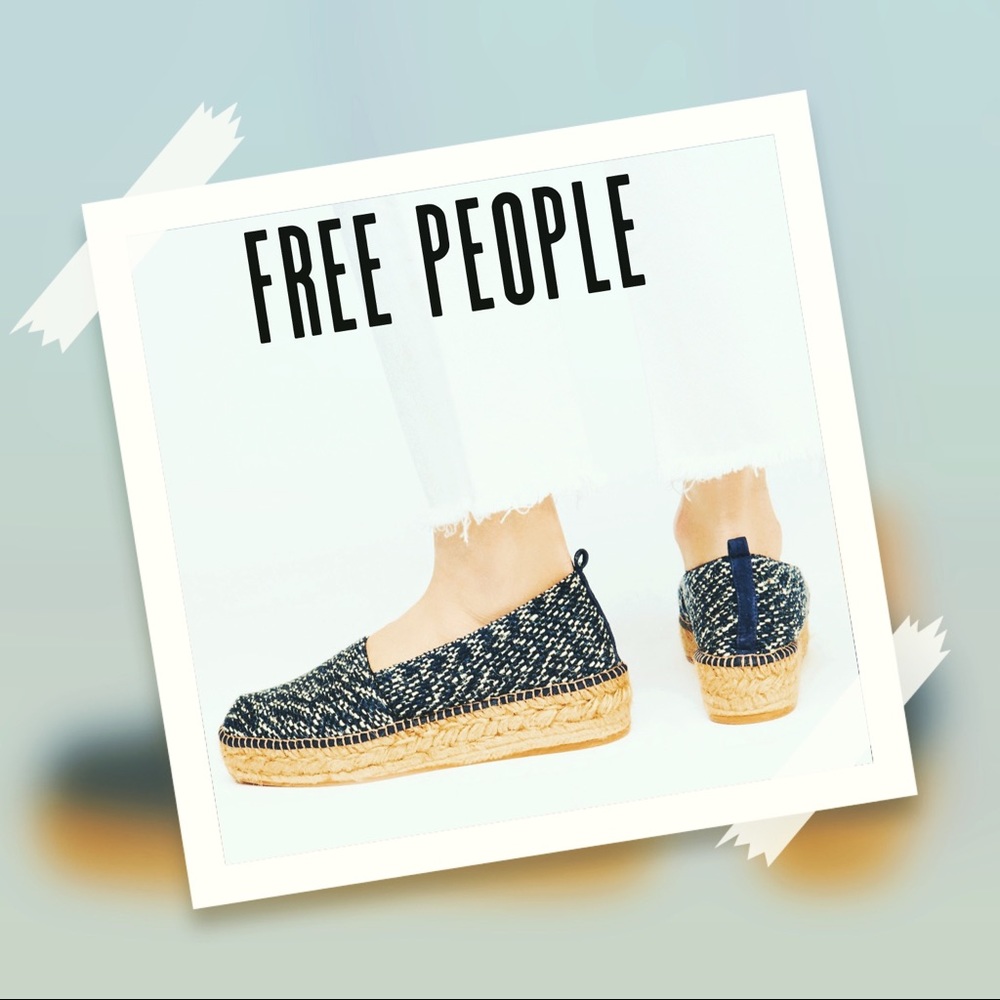 FREE PEOPLE | Galapagos Espadrille ties New in Box